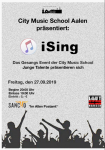 Read more about the article iSing-Gesangs-Event-2019 der City Music School
